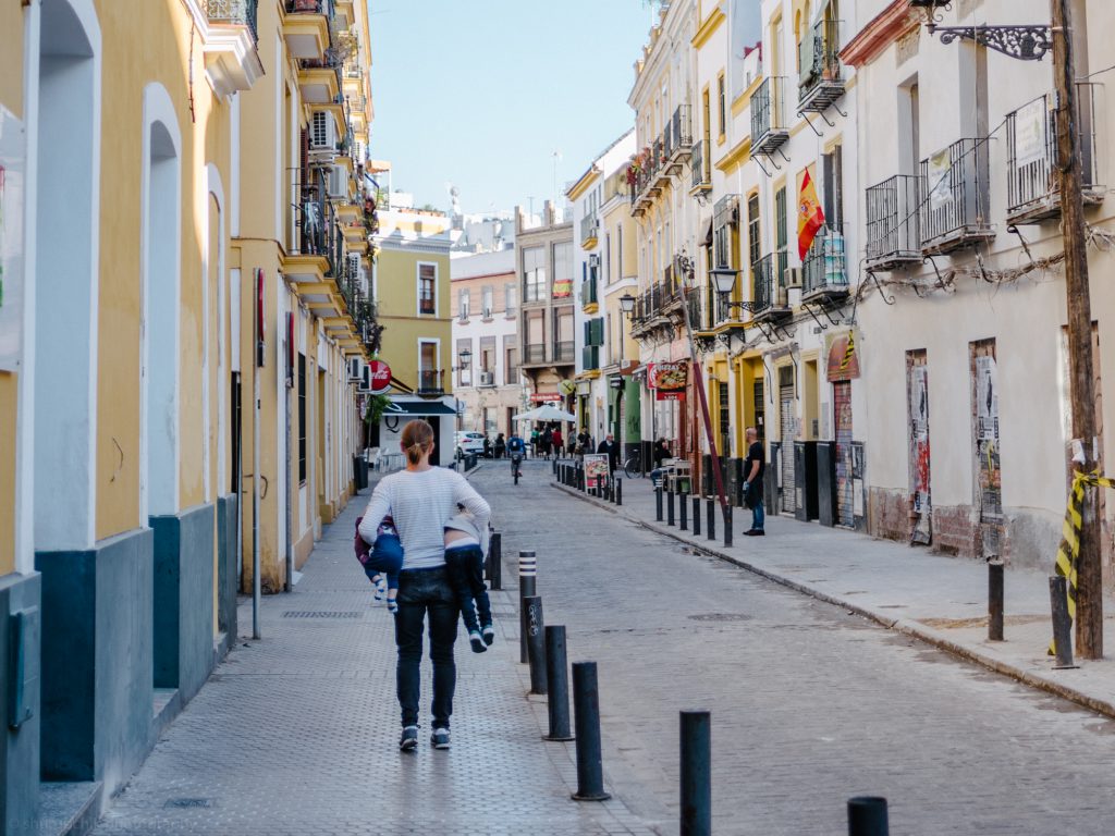 Moving Around Seville With Kids