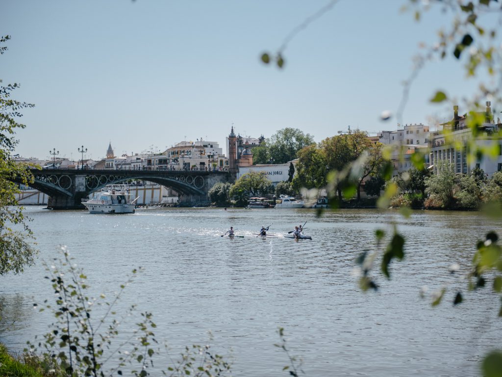 Area around Puente de Triana Seville