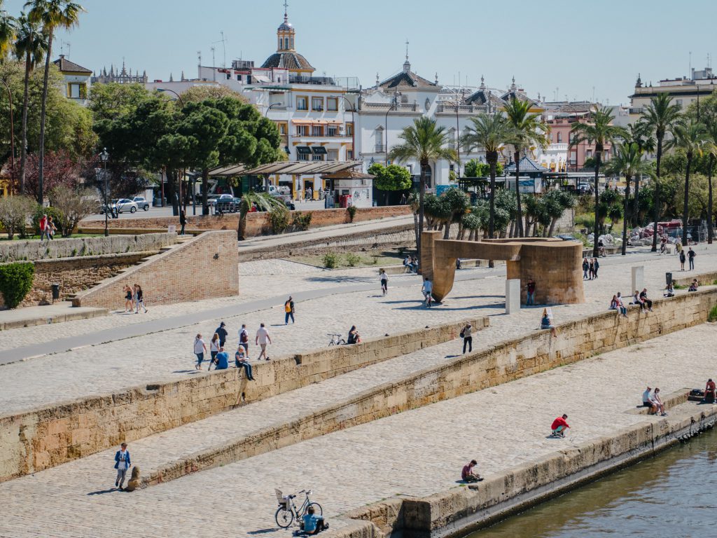 Area around Puente de Triana Seville