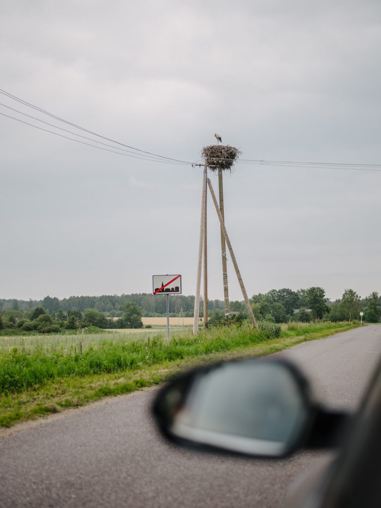 Estonia with baby - our 3 days road trip itinerary street sign