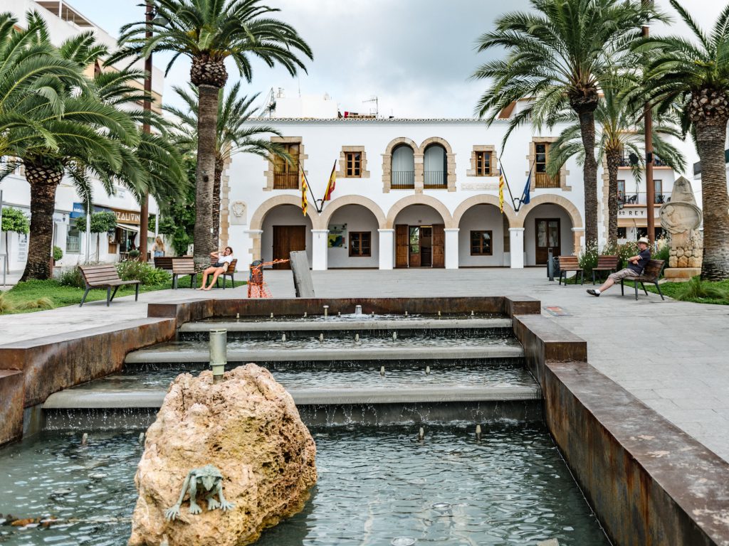 Santa Eulalia des Riu on a Day Trip With Kids - spot blonde elf around the town