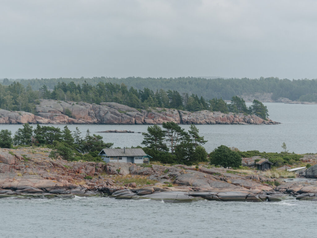 Åland Islands archipelago mariehamn harbour entrance view