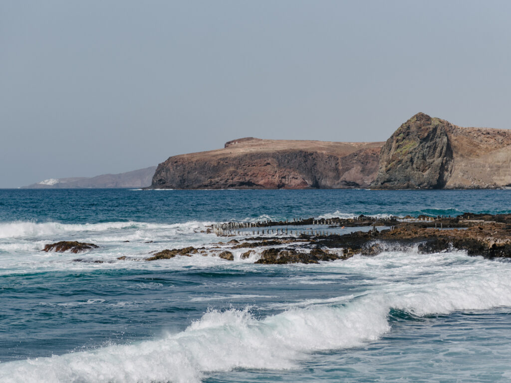 Las Salinas Natural Ocean Pool at Playa Punta Gorda gran canaria agaete