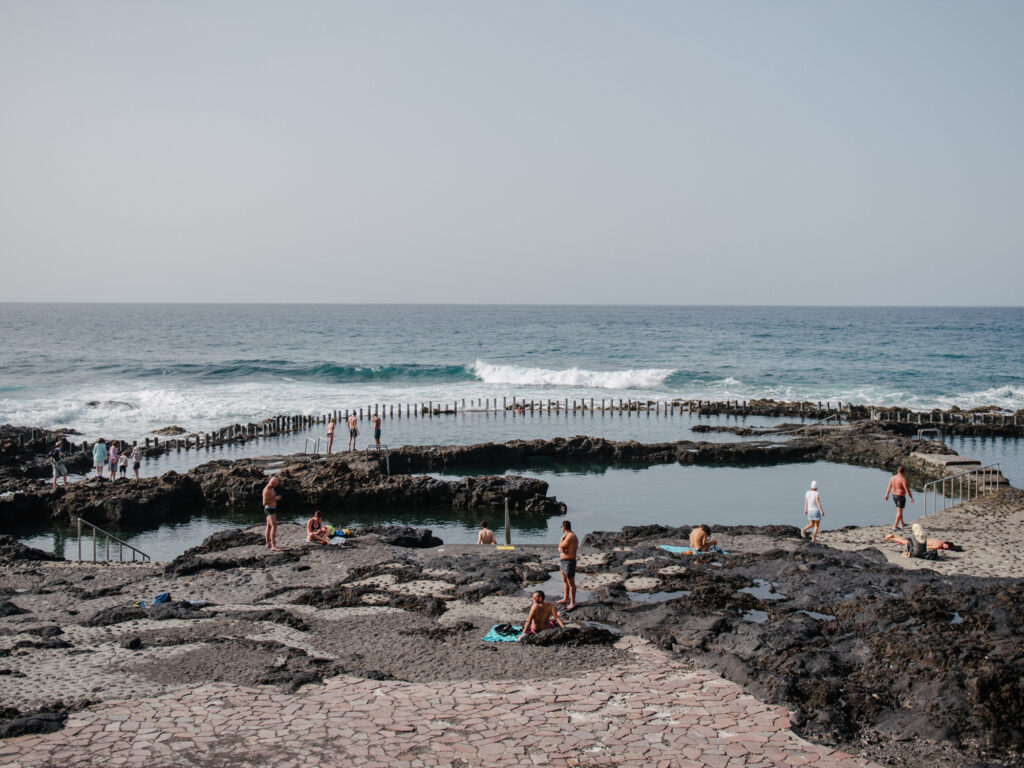 Las Salinas Natural Ocean Pool at Playa Punta Gorda gran canaria agaete